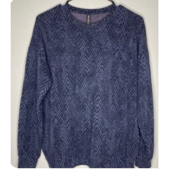 Athleta Tops - Athleta Studio to Street Splatter Sweatshirt Women’s Size Small Medisa Print